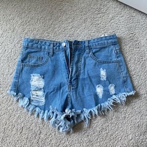 Denim Booty shorts